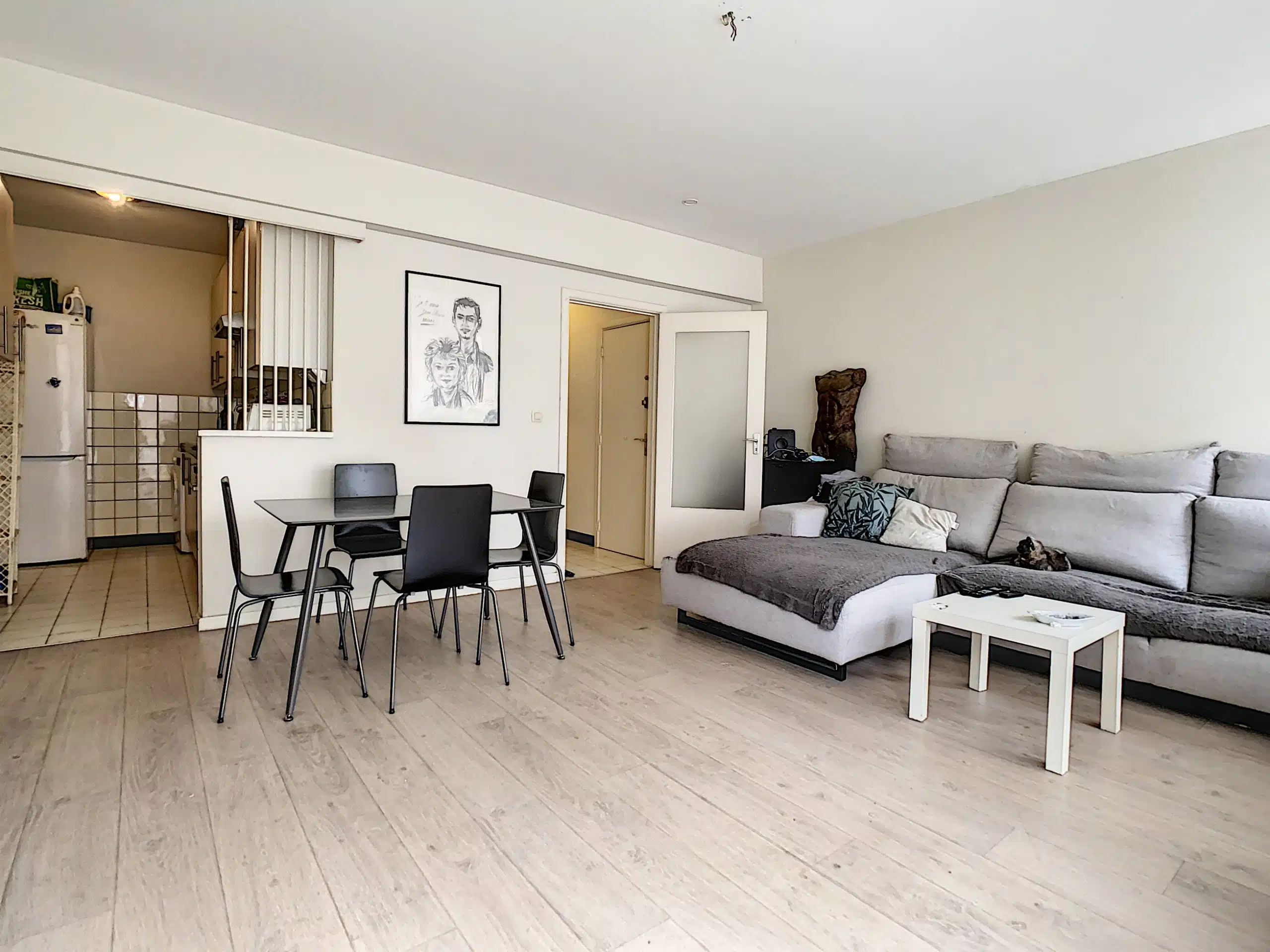 Stylishly furnished, modern and convivial living room Stay - Apartment 2 rooms + terrace - Arcades - Watermael-Boitsfort
