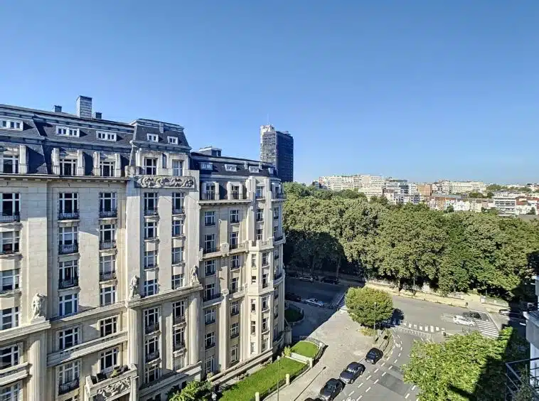 Vue penthouse sur le parc de l’Abbaye Bruxelles