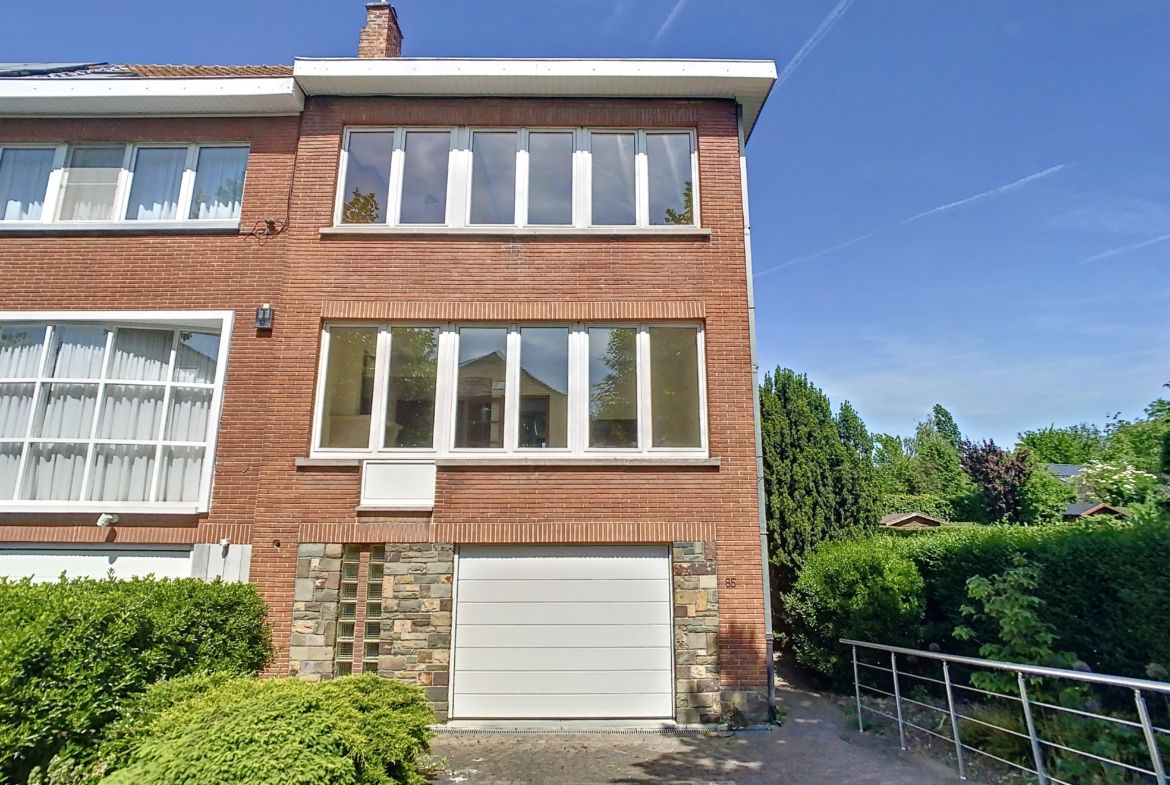 Tuin - Magnifique maison 3 façades avec jardin & garage - Ukkel