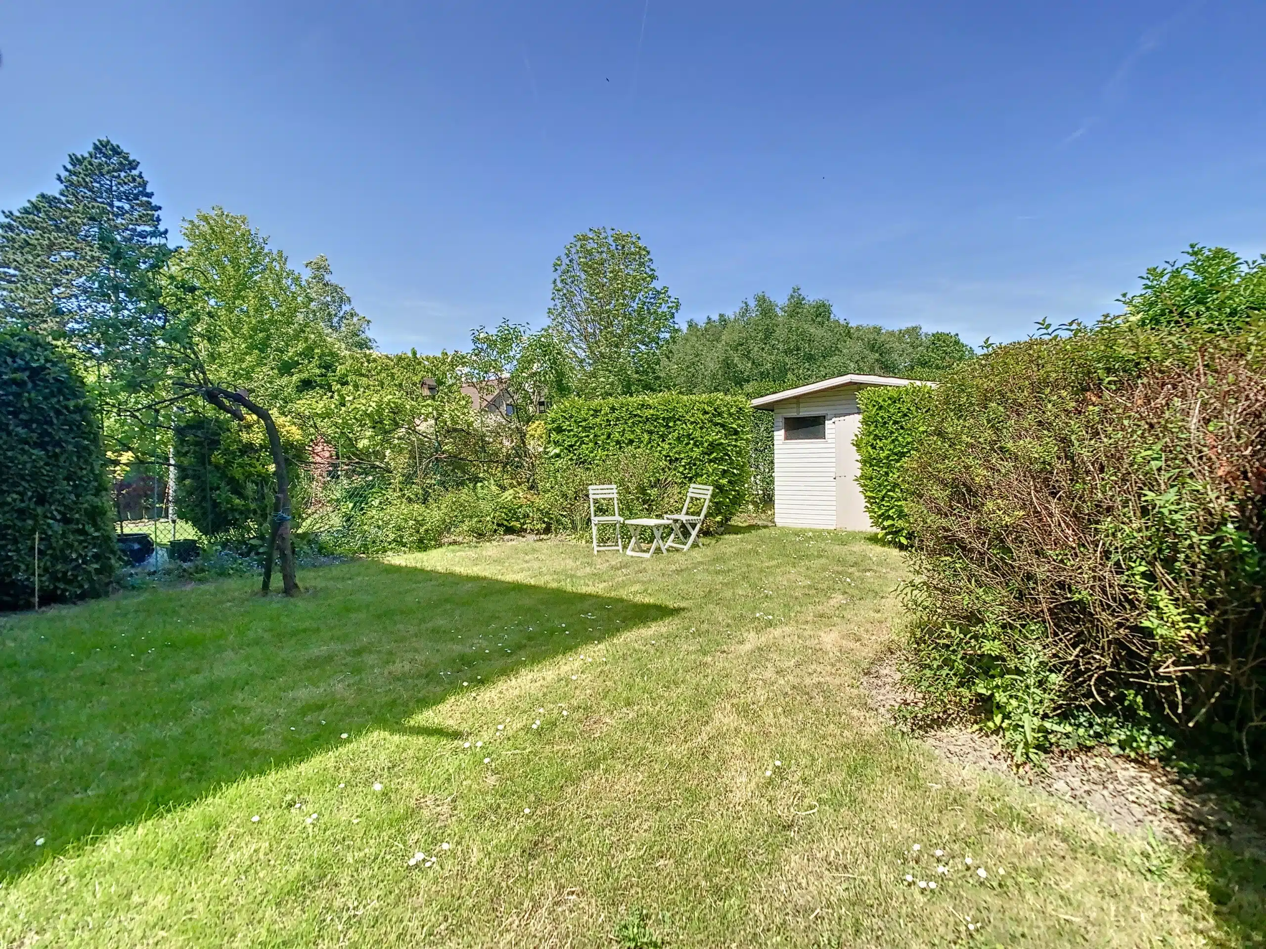 Rustige en zonnige tuin met ontspanningsruimte Tuin - Magnifique maison 3 façades avec jardin & garage - Ukkel