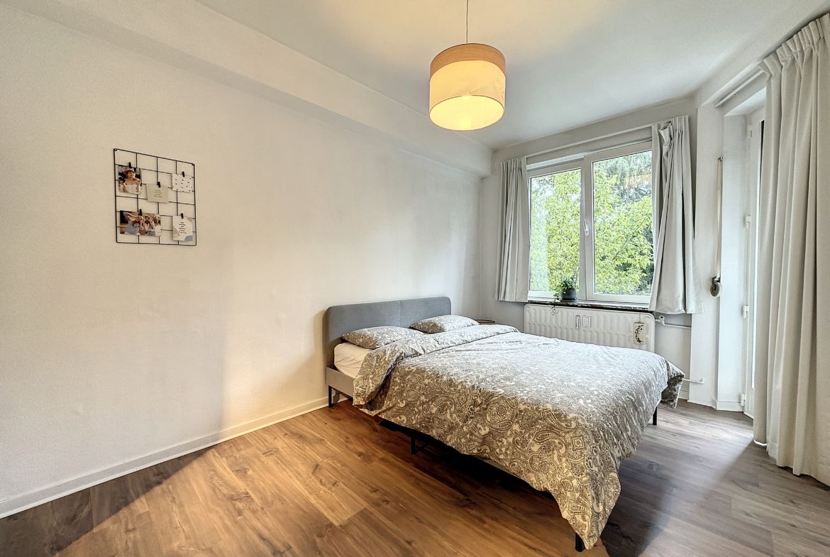 Slaapkamer - Schitterende flat met 2 slaapkamers, terrassen & garage - Brugmann - Ukkel