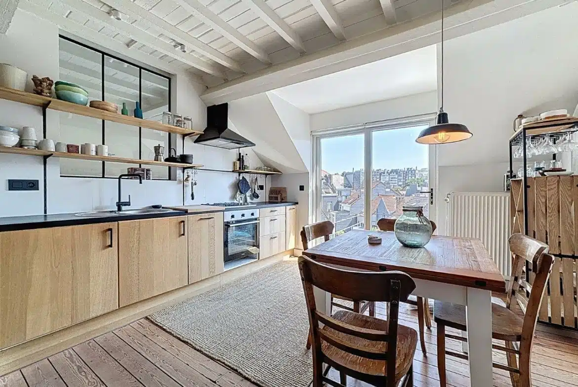 Kitchen - Rocker - Furnished apartment - 2 bedrooms - Terrace - Ixelles