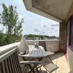 PEB : C – Appartement lumineux avec deux terrasses