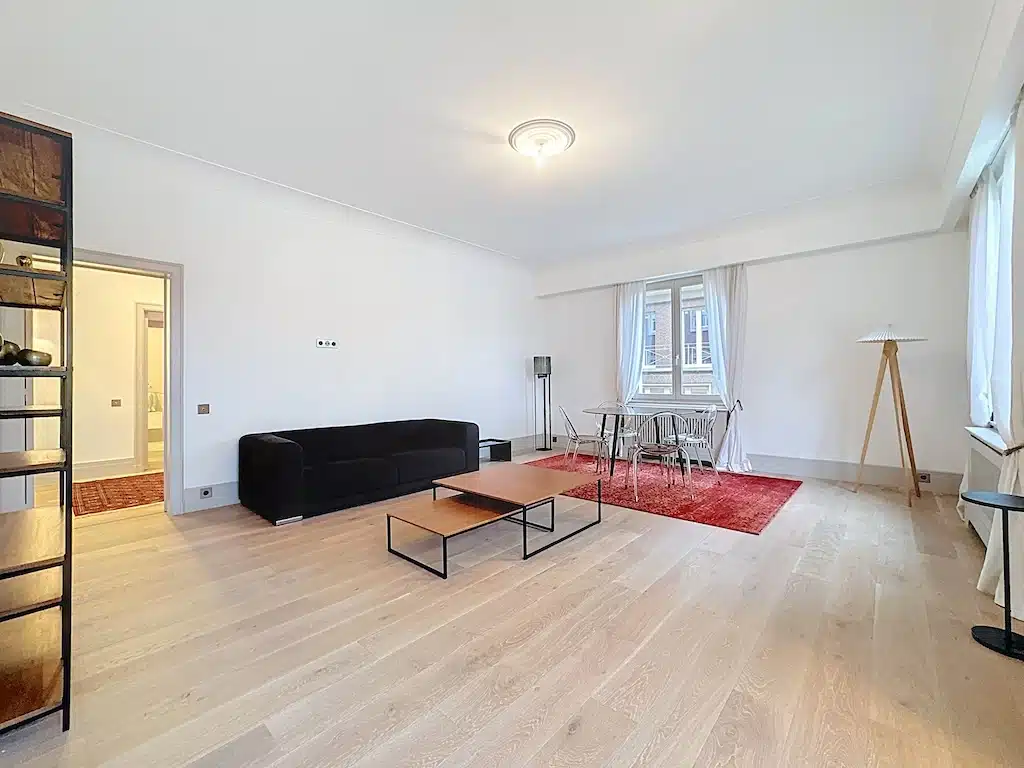Living room - Roosevelt: Furnished apartment with 1 bedroom - Ixelles