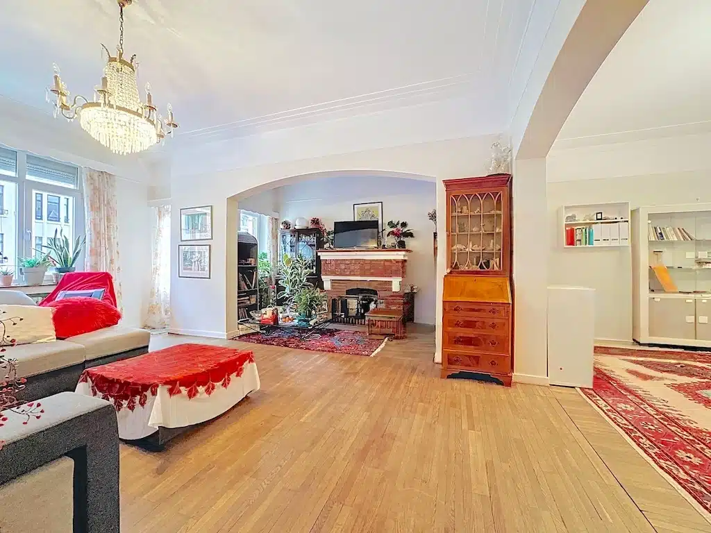 Salon - Rue Jules Lejeune – Appartement 2 chambres avec balcon – Ixelles