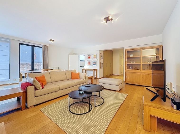 Living room - Parc du Cinquantenaire - Penthouse - furnished - Brussels